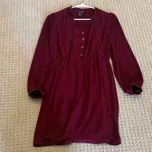 Forever 21 Deep Red Mini Dress